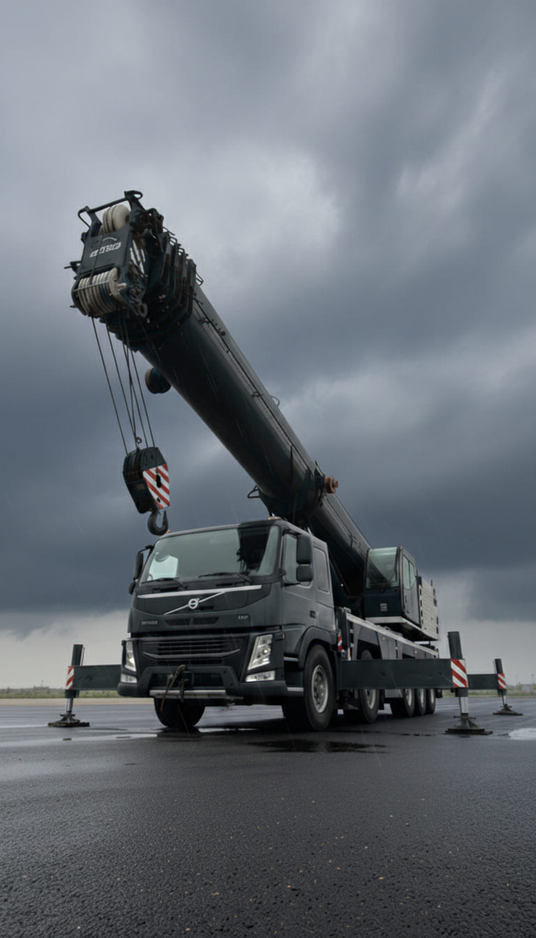 Автокран 100 тонн — тяжёлый кран